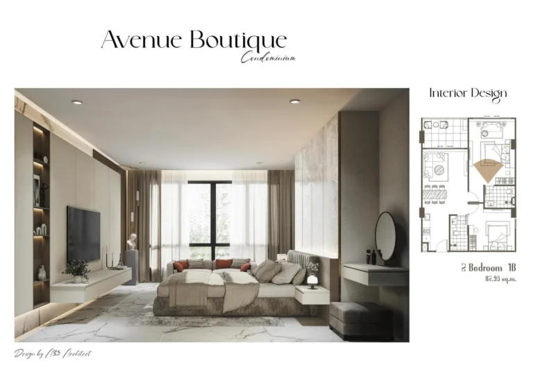 Rendering 2 Bedroom 1B (1) Large